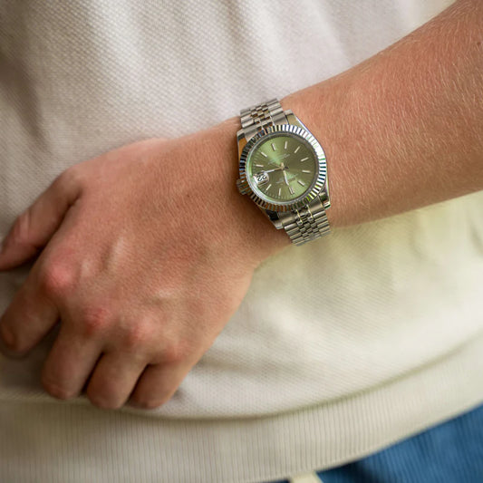 Sunburst Olive Datejust Dial