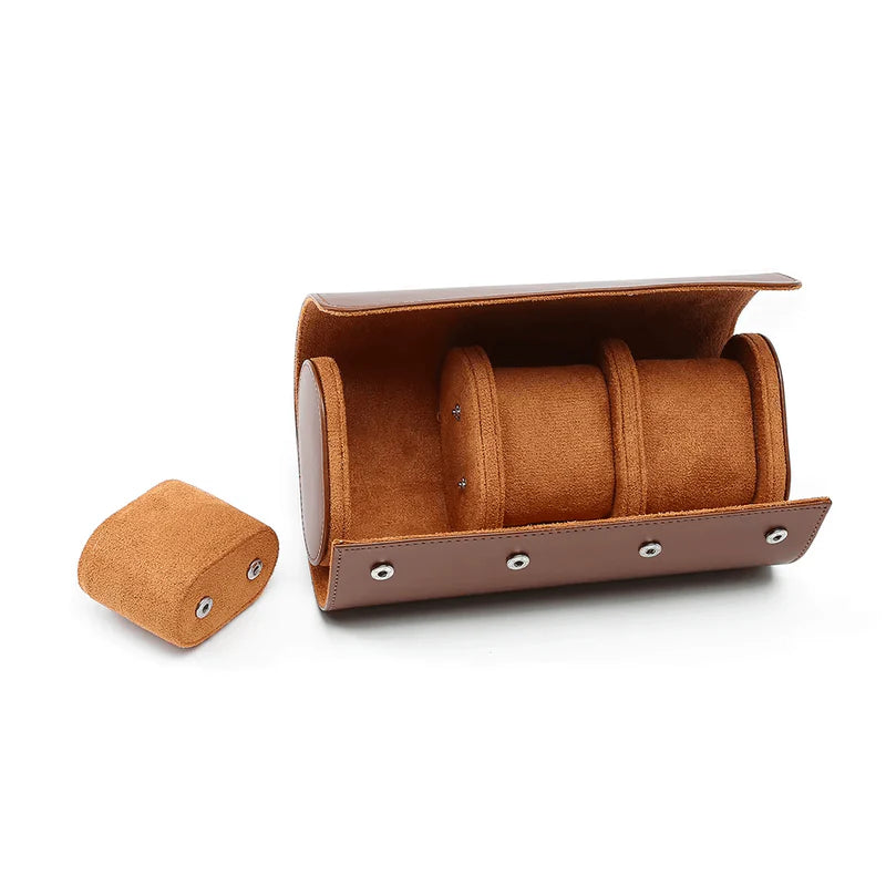 Travel Brown Leather Case