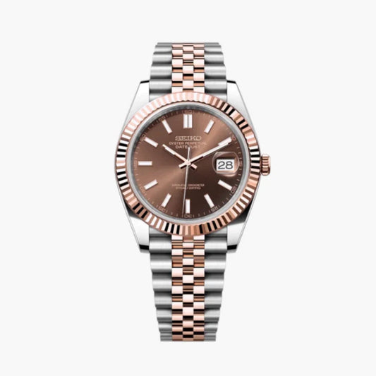 Two Tone Chocolate Datejust Dial