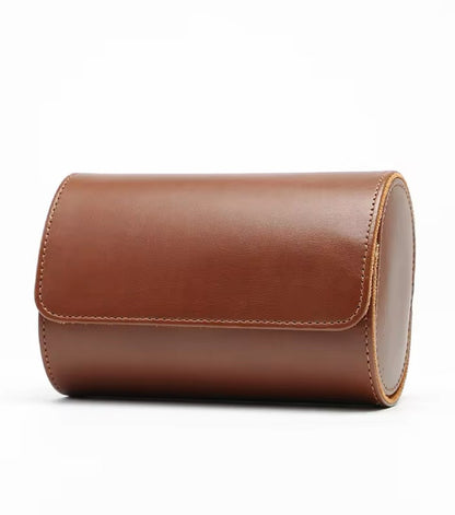 Travel Brown Leather Case